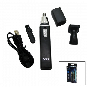 2IN1 BURUN - KULAK KIL ALMA - ENSE ÇİZİM USB SARJLI TRAŞ MAKİNESİ RD-3138 (5047)