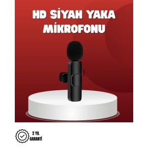 2’li Kablosuz Yaka Mikrofonu iPhone İçin Profesyonel Video Ses