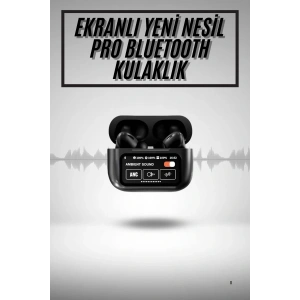 2.Nesil Pro Ekranlı Sesli Görüşme Yapabilen Kablosuz Bluetooth Kulaklık