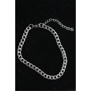 316L Çelik Klasik Model Gümüş Renk Erkek Bileklik