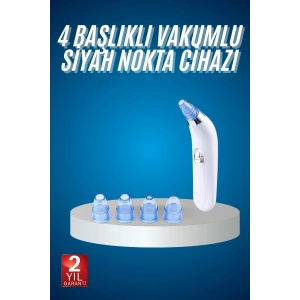 4 Başlıklı Vakumlu Siyah Nokta Ve Yüz Temizleme Cihazı