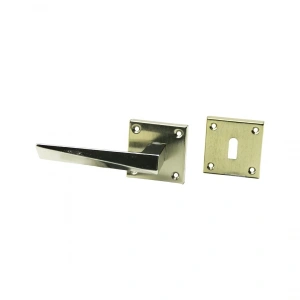 4 TAKIM PRATİK PRİZMA ODA  GRİ NİKEL ROZETLİ KAPI KOLU (5047)