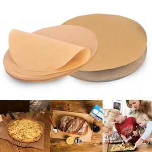 50 Adet Air Fryer Pişirme Kağıdı Yağ Geçirmez  21,5 cm Yuvarlak Model XXL Model Uyumlu (5047)