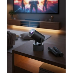 Akıllı Projeksiyon Cihazı Karaoke Mikrofonlu 1080P Android