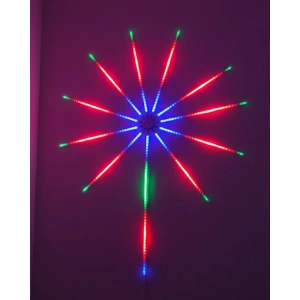 Akıllı RGB LED Havai Fişek Duvar Lambası Kumandalı ve Uygulama Kontrollü