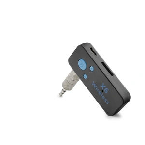 AUX Bluetooth Ses Alıcı Adaptör Handsfree - Siyah HD9004