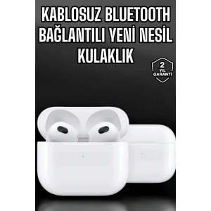 Bluetooth Kulaklık 3.Nesil Kablosuz Uzun Pil Ömrü Dokunmatik Kontrol