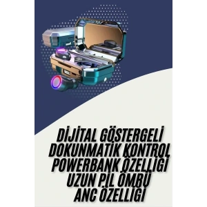 Bluetooth Kulaklık Android ve İOS Uyumlu ANC Özellikli Dijital Şarj Göstergeli