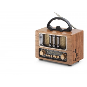 Bluetooth Nostaljik Hoparlör Fm 16.7 X 9.5 X 13.8 Cm NS6638BT