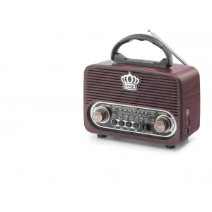 Bluetooth Nostaljik Hoparlör Fm 18 X 9.6 X 13.8 Cm NS8092BT