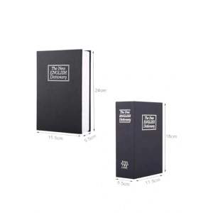 Büyük Boy Anahtarlı Kitap Görünümlü Gizli Kasa Çelik Kasa Altın Kasası