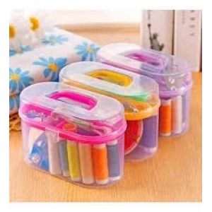 ÇANTALI DİKİŞ ÇEYİZ SETİ İPLİK - İĞNE - MAKAS- MEZURA (5047)