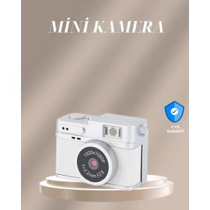 Cep Boy Vintage Dijital Kamera LED Destekli Full HD Video