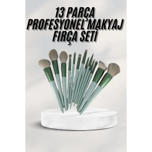 Dayanıklı Makyaj Fırçası Seti 13 Parça Yumuşak Kıllı Fırçalar Allık Fondöten Far Fırçası