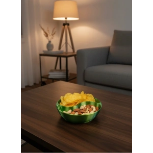 Dekoratif Yeşil Çerezlik Kase 4’lü Set 3x12 cm