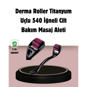 Dermaroller Titanyum 540 İğneli 1 mm Cilt Yenileme ve Anti Aging Etkisi