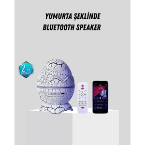 Dinozor Yumurta Gece Lambası Projektör – 14 Renk Seçeneği