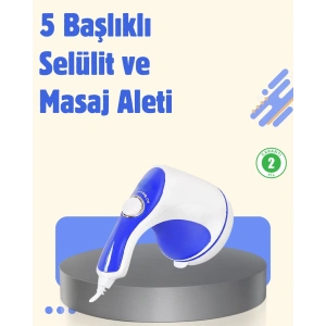 Elektrikli Yağ Yakıcı Masaj Aleti 5 Başlıklı Vücut Şekillendirici