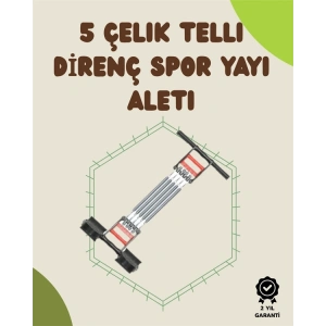 Ergonomik Tutma Yerli, Pedallı ve Ayarlanabilir Elastik Yaylı Spor Ekipmanı