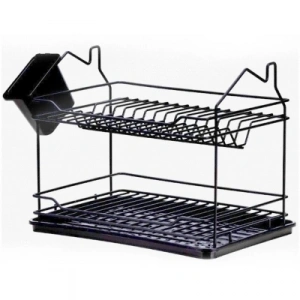 ,EVİM 2 KATLI TABAKLIK SİYAH (5047)