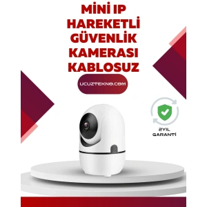 Full HD 1080P Kablosuz Güvenlik Kamerası – Hareket Takip, Gece Görüşü ve İki Yönlü Ses Özellikli