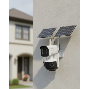 Güneş Enerjili 4G IP Kamera Dış Mekan Uyumlu Hareket Algılamalı