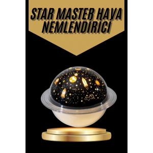 Hava Nemlendirici Renk Değiştiren Oda Kokusu Yıldızlı Projektör