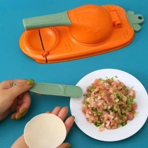 Havuç Tasarımlı Şık  Pratik  Börek Mantı Hamuru Presleme  Börek Yapma Kalıbı (5047)