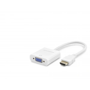 Hdmi To Vga Dişi Görüntü Dönüştürücü 1080P - Beyaz HDX2020B