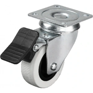 Hts 334 - 50x20 mm Çift Bilyalı Tablalı Frenli Teker 4 Adet