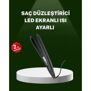 Isı Ayarlı 2025 Titanyum Kaplama Seramik Plakalı Saç Düzleştirici A Kalite Orijinal