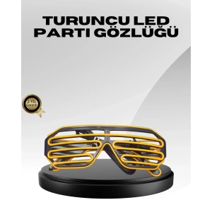 Işıklı Tasarımlı LED Gözlük Eğlence Aksesuarı