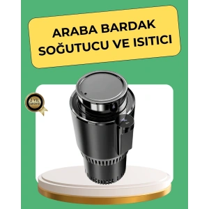 Isıtma Soğutma Özellikli Araç Bardaklığı Çakmak Girişli Akıllı