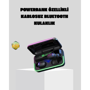 Kablosuz Oyuncu Kulaklığı Powerbank Şarj Kutulu RGB 5.1