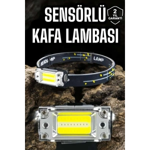 Kafa Lambası Led Fener Pratik Taşınabilir Ayarlanabilir USB Şarjlı