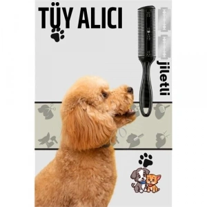 Kedi ve Köpek Çift Jiletli Tüy Alma Tarağı