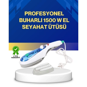 Kompakt Buharlı Ütü 1500W | Tüm Yüzeyler İçin Pratik ve Etkili