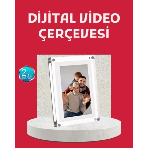 Kompakt Tasarımlı 7 İnç Dijital Fotoğraf Çerçevesi – Modern ve Şık Görünüm