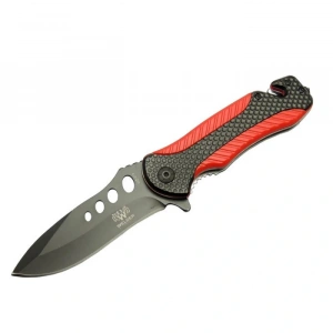 Kurtarma Çakısı Kırmızı 22 cm Yarı