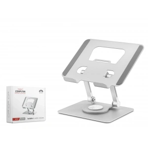 Metal 360 Derece Dönebilen Kompakt Tablet Ve Laptop Standi - Silver HDX8020