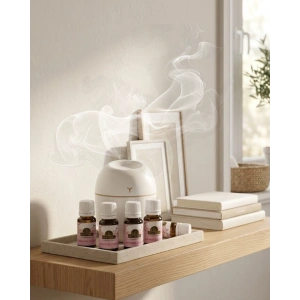 Mini Difüzör Hava Nemlendirici 5 Esans Hediyeli USB Bağlantılı Model