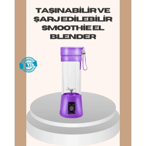 Mini Taşınabilir Blender 380ml USB Şarjlı Detoks Smoothie Hazırlayıcı
