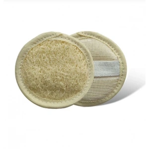 Mini yüz Doğal Kabak Peeling,Lifi 8x8 cm 12 Adet