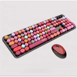 Mofii Zr513/K-S Sweet Kirmizi/Siyah Klavye Mouse Set
