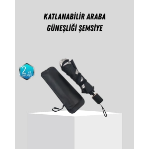 Ön Cam Güneşliği – Kalın Kumaş ve Cam Elyaf İskelet ile Maksimum UV Koruma