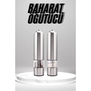 Otomatik Tuz ve Karabiber Öğütücü Baharat Öğütücü Tuz Karabiber Değirmeni