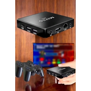 Oyun Konsolu Çift Kollu 1000 Oyunlu TV Box Netflix Youtube Atari