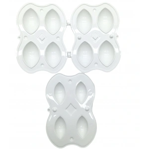 PLASTİK 4LÜ İÇLİ KÖFTE YAPMA KALIP APARATI (5047)