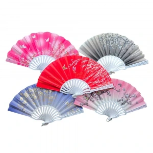 Plastik Kumaş Yelpaze 12 li Karışık OB-049