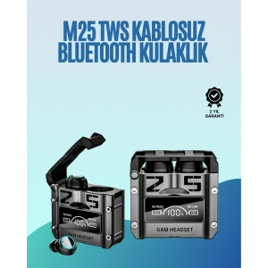 Powerbank Özellikli Kablosuz Kulaklık | Otomatik Bağlantı | Şarj Kutusu Dahil